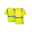 Pyramex RTS2110M Hi-Vis Lime T-Shirt - Size Medium