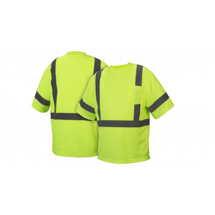 Pyramex RTS3310X4-X5 T-Shirt - Hi-Vis Lime - Size 4X-5X Large - 3