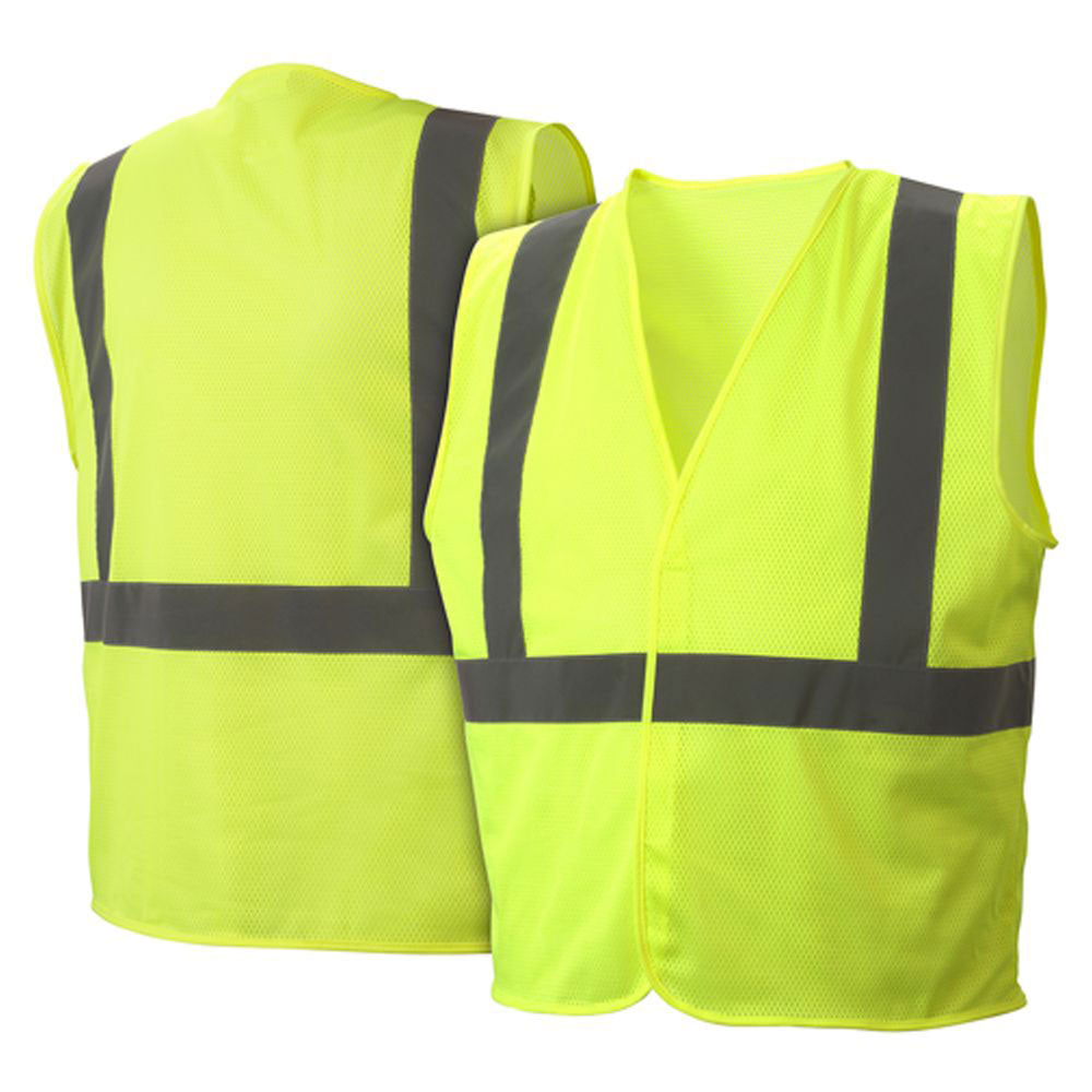 Pyramex RVHLM2910L Safety Vest - Lime - Large - 3