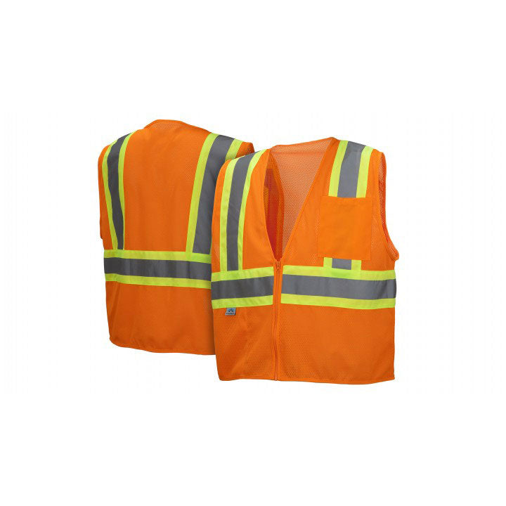 Pyramex RVZ2220L Safety Vest - Hi-Vis Orange - Size Large - 3