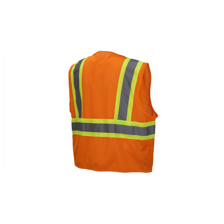 Pyramex RVZ2220SEX5 Safety Vest - Hi-Vis Orange - Self-Extinguishing - 5X Large - 2