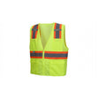Pyramex RVZ2310X5 Safety Vest - Hi-viz lime - All mesh - Size 5X Large