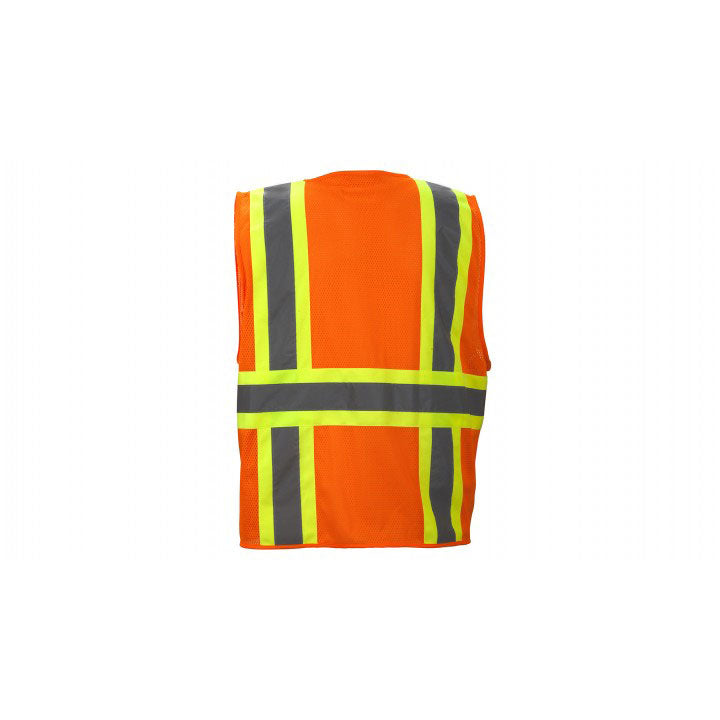 Pyramex RVZ2320L Safety Vest - Hi-viz orange - All mesh - Size Large - 2