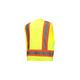 Pyramex RVZ2410L Safety Vest - Hi-Vis Lime - Size Large - 2