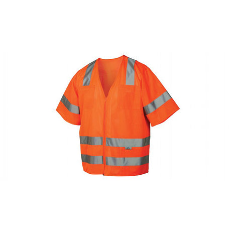 Pyramex RVZ3120X2 Safety Vest - Hi-Vis Orange - Size 2X Large