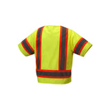 Pyramex RVZ3410L Safety Vest - Hi-Vis Lime - Size Large - 2