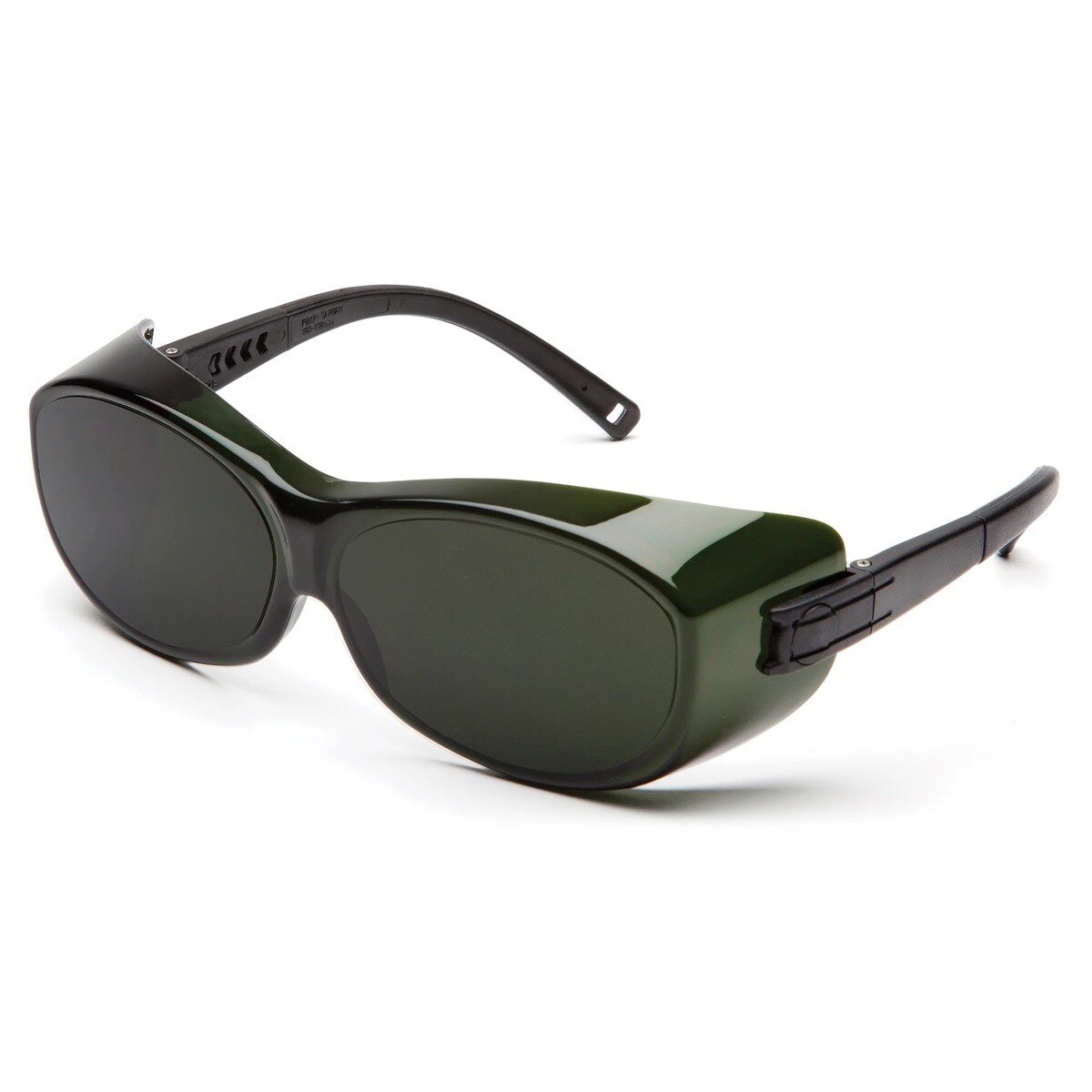 Pyramex S3560SFJ OTS Over The Spectacle Safety Glasses with 3.0 IR Filter Lens, Black Frame