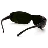 Pyramex S3560SFJ OTS Over The Spectacle Safety Glasses with 3.0 IR Filter Lens, Black Frame - 3