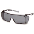 Pyramex S9920ST Cappture Over-the-Spectacle Safety Glasses Gray Lens H2MAX Anti-Fog