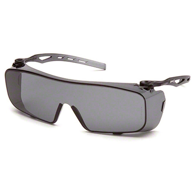 Pyramex S9920ST Cappture Over-the-Spectacle Safety Glasses Gray Lens H2MAX Anti-Fog