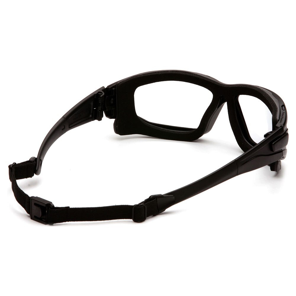 Pyramex SB7010SDT I-FORCE BLACK FRAME/CLEAR ANTI_FOG LENS SAFETY GLASSES - 6