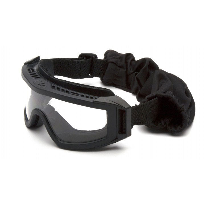 Pyramex VGGB1510STM Tactical Loadout Clear H2MAX Anti-Fog Lens Safety Goggles with Black Body