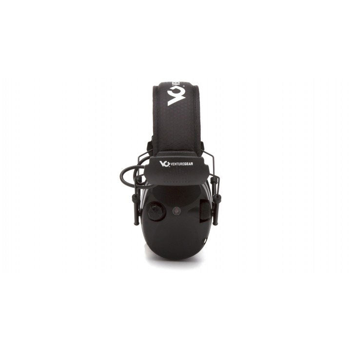 Pyramex VGPME20 Venture Gear - Black Electronic Earmuff With Black Headband - 3