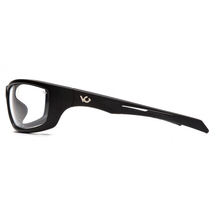 Pyramex VGSB1310T Howitzer - Clear Anti-Fog Lens Safety Glasses with Black Frame - 2