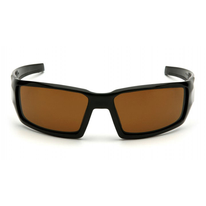 Pyramex VGSB518T Venture Gear - Pagosa - Black Frame/Bronze Anti-Fog Lens Safety Glasses - 2