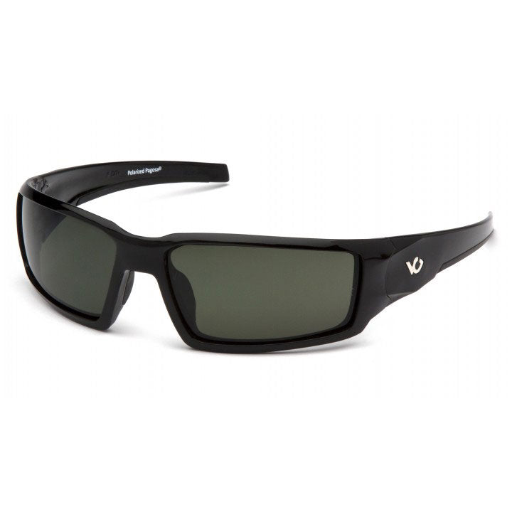 Pyramex VGSB522T Venture Gear - Pagosa Black Frame/Smoke Green Anti-Fog Lens