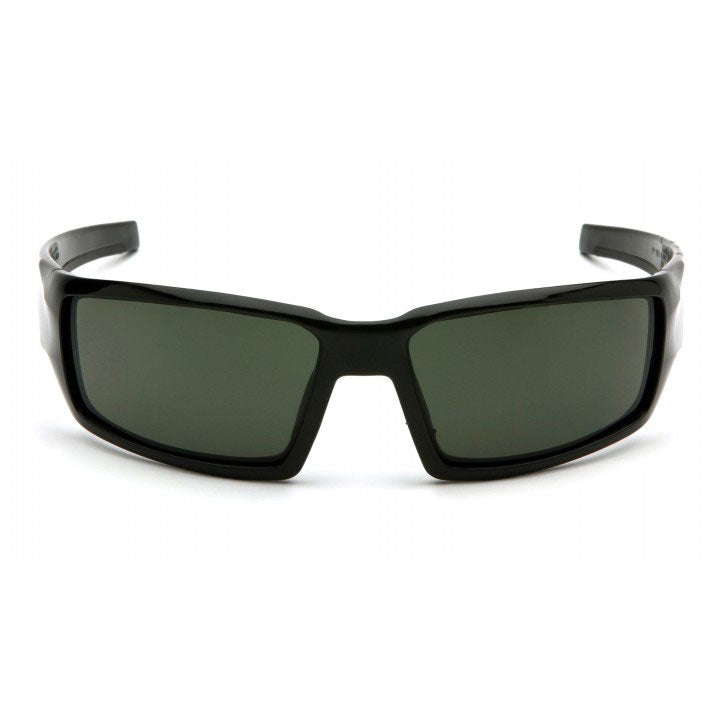 Pyramex VGSB522T Venture Gear - Pagosa Black Frame/Smoke Green Anti-Fog Lens - 2