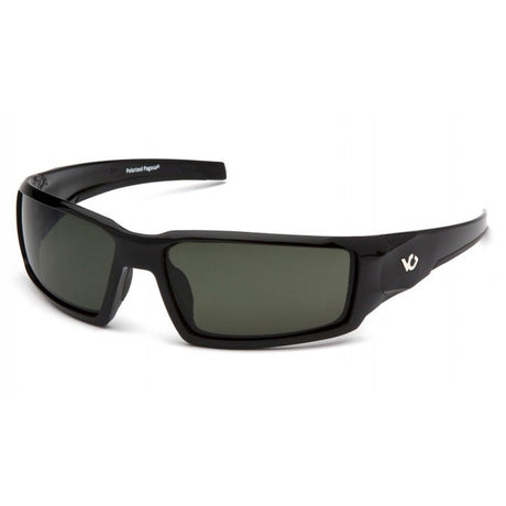 Pyramex VGSB523 Venture Gear - Pagosa Black Frame/Smoke Green Polarized Lens