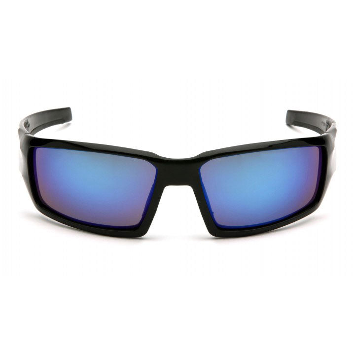 Pyramex VGSB565T VentureGear Pagosa Black Frame Ice Blue Mirror Anti-Fog Lens - 2