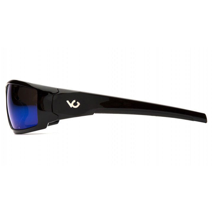 Pyramex VGSB565T VentureGear Pagosa Black Frame Ice Blue Mirror Anti-Fog Lens - 3