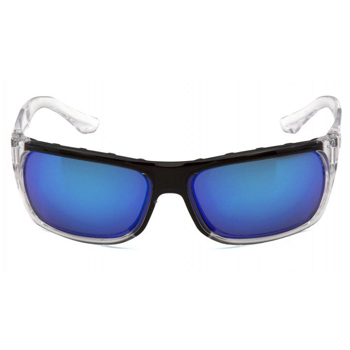 Pyramex VGSC965T Venture Gear - Vallejo - Ice Blue Mirror Anti-Fog Lens Safety Glasses with Clear Frame - 2