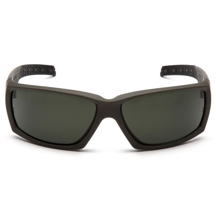 Pyramex VGSG722T Tactical Overwatch Od Green Frame/Smoke Green Anti-Fog Lens - 2