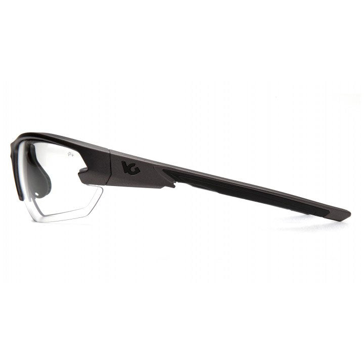 Pyramex VGSGM1410T Semtex 2.0 - Clear Anti-Fog Lens Safety Glasses with Gun Metal Frame - 3