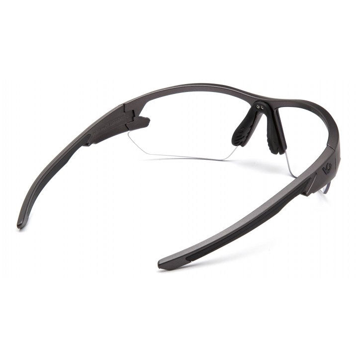 Pyramex VGSGM1410T Semtex 2.0 - Clear Anti-Fog Lens Safety Glasses with Gun Metal Frame - 4