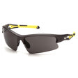 Pyramex VGSGMV1620T Venture Gear Gun Metal Hi-Vis Yellow Frame/Gray Anti-Fog Lens