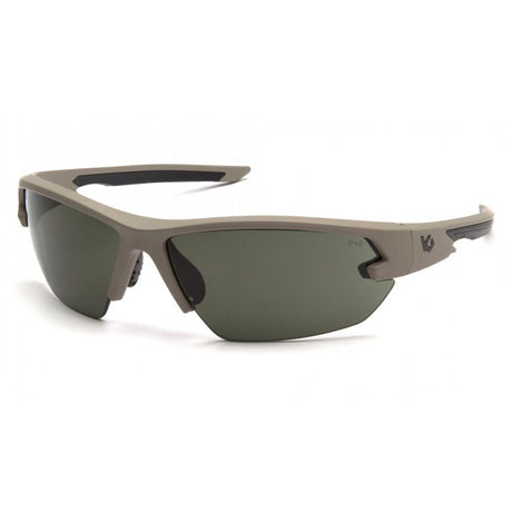 Pyramex VGST1422T Semtex 2.0 - Tan Frame/Forest Gray Anti-Fog Lens