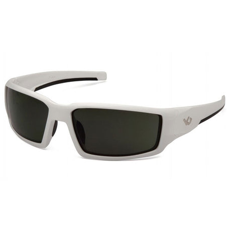 Pyramex VGSW522T Venture Gear - Pagosa- White Frame/Smoke Green Anti-Fog Lens