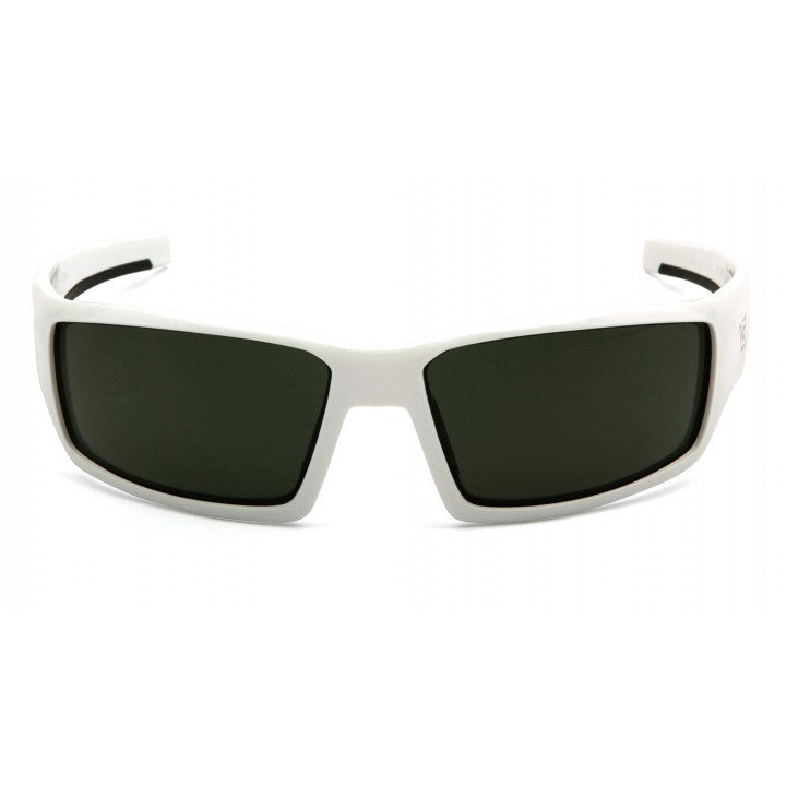 Pyramex VGSW522T Venture Gear - Pagosa- White Frame/Smoke Green Anti-Fog Lens - 2