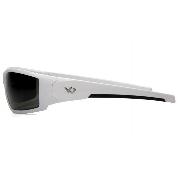 Pyramex VGSW522T Venture Gear - Pagosa- White Frame/Smoke Green Anti-Fog Lens - 3