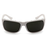 Pyramex VGSW922T Venture Gear - Vallejo - White Frame/Forest Gray Lens - 2