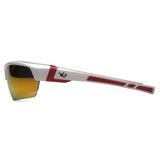 Pyramex VGSWR351 Venture Gear -Tensaw -White Frame/Sky Red Mirror Polarized Lens - 3