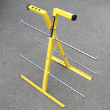 Rack-A-Tiers 11655 Collapsible Wire Dispenser for up to 6 Reels 8" x 9" - 3