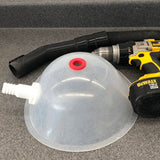 Rack-A-Tiers 48020 Drillers Dust Bowl Pro Dust Collection Bowl with Vacuum Adapter (1 Each) - 3
