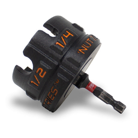 Rack-A-Tiers NZ0375 Nut Zipper Drill Attachment for 1/4", 3/8", and 1/2" Threaded Rod