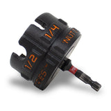 Rack-A-Tiers NZ0375 Nut Zipper Drill Attachment for 1/4", 3/8", and 1/2" Threaded Rod