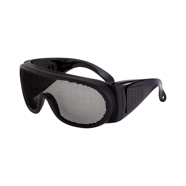 Radians 19218 Crossfire Safety Eyewear - Matte Black / Wire Mesh