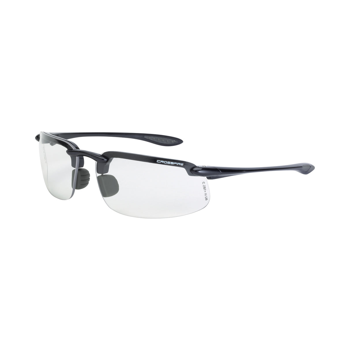 Crossfire ES4 - Clear Lens / Shiny Pearl Gray Frame