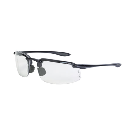 Crossfire ES4 - Clear Lens / Shiny Pearl Gray Frame