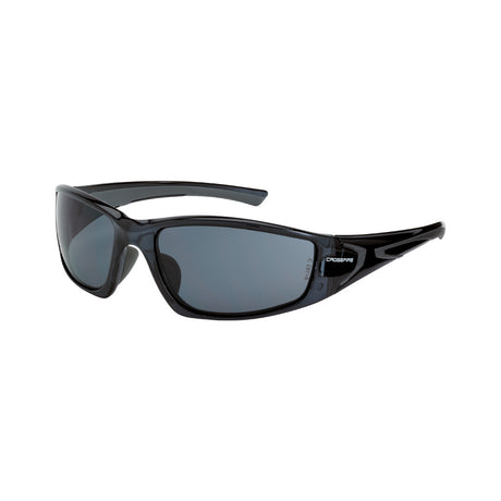 Radians 23421 Crossfire RPG Safety Eyewear- Smoke / Crystal Black