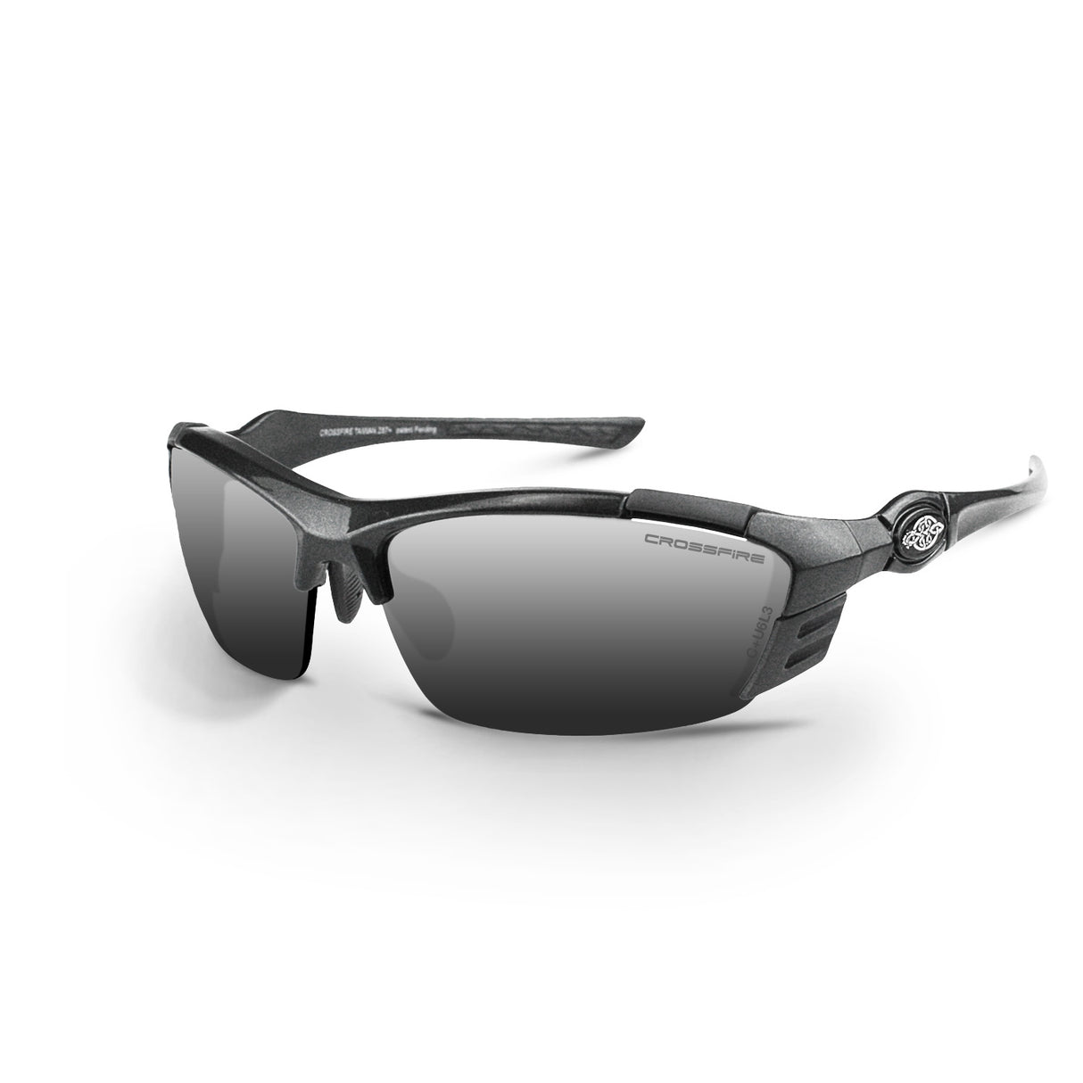 Crossfire TL11 - Silver mirror lens / Shiny pearl gray frame