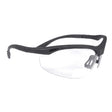 Radians CH1-120 Cheaters Magnifier Safety Eyewear Black Frame with Clear Lens 2.0 Diopter