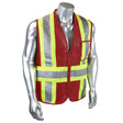 Radwear USA CSV22-01Z2-4X Vest, Type O / Class 1, Hi Viz Blue, 4X