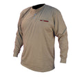 Radians FRS-002K-3X FR Men's Knit Long Sleeve Henley, Workwear Khaki, 3X