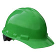 Radians GHR4-GREEN Green 4 Point Ratcheting Cap Style Hard Hat