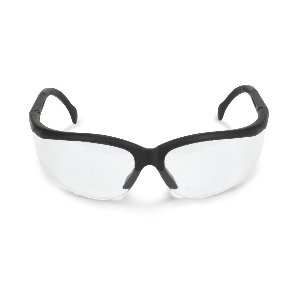 Radians JR0110ID Journey Safety Glasses with Clear Polycarbonate Lenses and Black Frame - 2