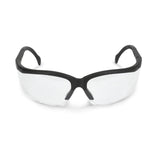 Radians JR0110ID Journey Safety Glasses with Clear Polycarbonate Lenses and Black Frame - 2